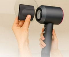 Alpina ionski sušilnik za lase, 3 nastavitve toplote, 2 hitrosti, 1600 W, siv