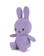 Bon Ton Toys Miffy ECO Corduroy zajček, 23 cm, vijoličen (1079)