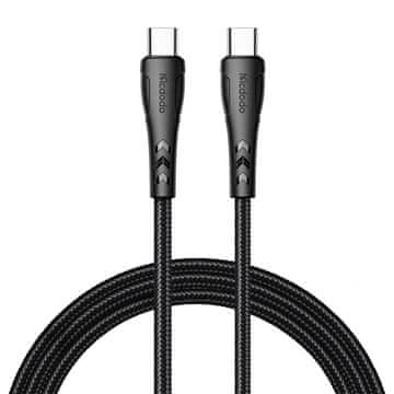 Mcdodo USB-C na USB-C kabel Mcdodo CA-7641, PD 60 W, 1,2 m (črn)