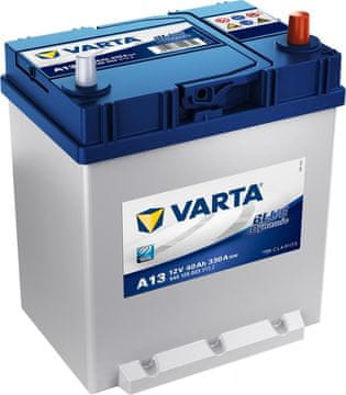 Varta AKUMULATOR 40AH D+ 330A DYNAMIC SLI 187X140X227 709183 - 40AH (za japonska vozila) A13