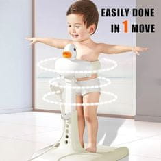 Smania Nastavljivo stojalo za otroško kopanje – opora za tuširanje dojenčkov, varnostno držalo račka QuackStand