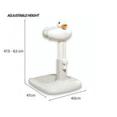 Smania Nastavljivo stojalo za otroško kopanje – opora za tuširanje dojenčkov, varnostno držalo račka QuackStand