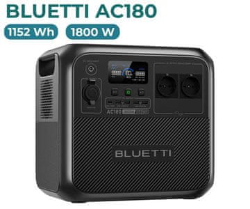 BLUETTI AC180 - vsestranska razširljiva baterija!