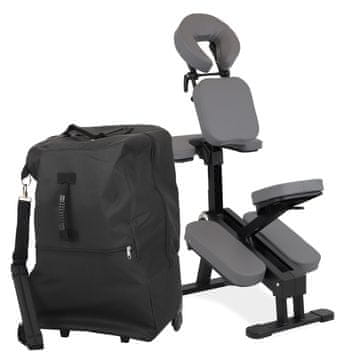 Habys masažni stol Vital Soft Touch K622, temno siv