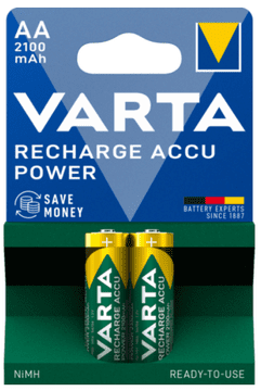 Varta Recharge Accu Power AA 2100 mAh, R2U polnilna baterija, 4 kosi (56706101404)