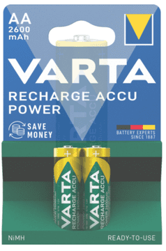 Varta Recharge Accu Power AA 2600 mAh, R2U polnilna baterija, 4 kosi (56706101404)