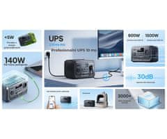 BLUETTI PREMIUM 30 V2 prenosna polnilna postaja, 600W moč, 288Wh baterija, BMS sistem, črna