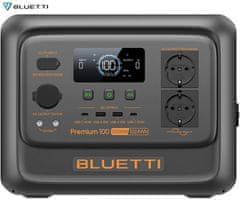 BLUETTI PREMIUM 100 V2 prenosna polnilna postaja, 1800W moč, 1024Wh baterija, BMS sistem, črna