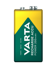 Varta polnilna baterija Power 1 9V 200 mAh R2U 56722101401, 1 kos