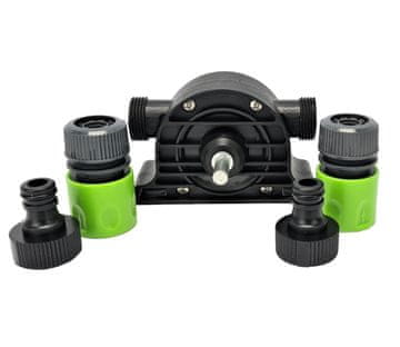 Kinzo Pretočna vrtalna črpalka za vrtalnik – pumpa za vodo z priključki