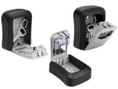 Dexxer Kombinacijski stenski sef za ključe in kartice – sef na kodo