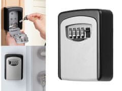 Dexxer Kombinacijski stenski sef za ključe in kartice – sef na kodo