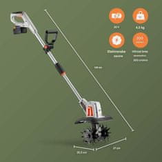 VonHaus G-Series akumulatorski vrtni rahljalnik, 20 V (3519011)