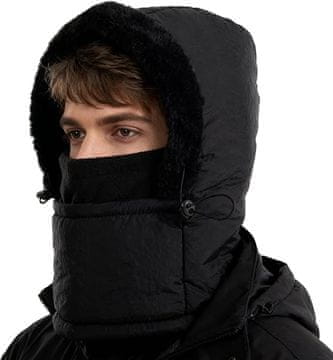 Netscroll Zimska kapa z masko in šalom, 3v1 za popolno zaščito pred mrazom in vetrom na prostem, MuffHat
