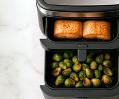 Alpina Double XXL friteza na vroč zrak, 11L, 2800 W, črna