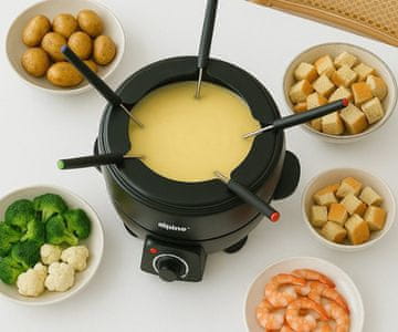 Alpina fondue set uporaba