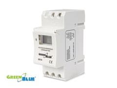 GreenBlue GB104 Časovni stikalo - digitalni časovnik za DIN-tirnico GreenBlue