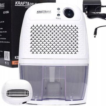 Kraft&Dele 25W razvlaževalec in absorber vlage 800ml LED bel