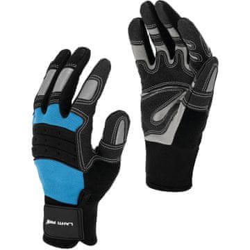 LAHTI PRO L280710K Delovne rokavice, črne in modre, karton, "10", CE