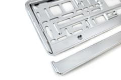 AMIO Srebrna kovinska okvir za registrsko tablico amio-01170