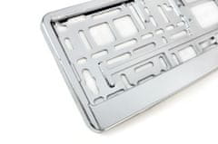 AMIO Srebrna kovinska okvir za registrsko tablico amio-01170