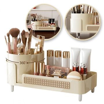 LIVEFY organizator za kozmetiko Oria, bež