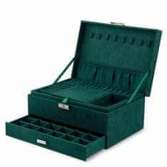 LIVEFY škatla za nakit Luma, zelena