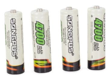Verkgroup 4x akumulatorska polnilna baterija AA 4700 mAh