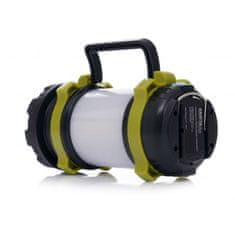 Kraft&Dele Potovalna LED akumulatorska svetilka 3Ah T6 + powerbank