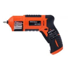 Kraft&Dele Akumulatorski vijačnik 3,6V z LED 1,3Ah za hitro menjavo nastavkov