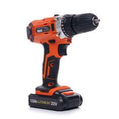 GEKO LED Baterijski vijačnik 20V z LCD + set orodja