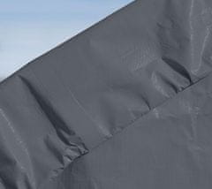 Garažni/skladiščni šotor 22,57 m² - 6,1 x 3,7 x 2,4 m - SIVA