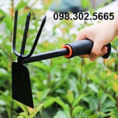 hurtnet Vrtna kovinska motika s kremplji 28cm