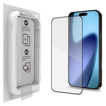 Celly Komplet zaščitnega zaslona iz zračnega kaljenega stekla za iPhone 17