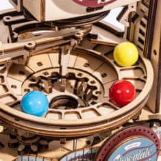 Robotime 3D Puzzle - ROKR Chocolate Factory Marble Run 3D lesena sestavljanka (3D-LGA02)