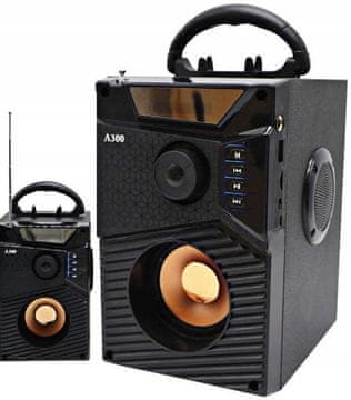 aptel Akumulatorski bluetooth zvočnik SD FM radio USB