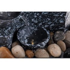 Out of The blue LED kamnita fontana z okrasnimi kamni USB