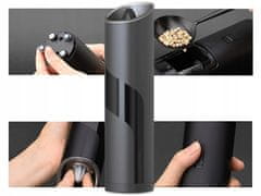 Verkgroup Brezžični LED električni mlinček za poper in sol