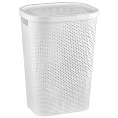 Curver Curver Infinity 60L bela košara za perilo