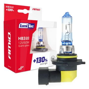 slomart AMiO HB3 12V 60W LumiTec +130% žarnica, duo