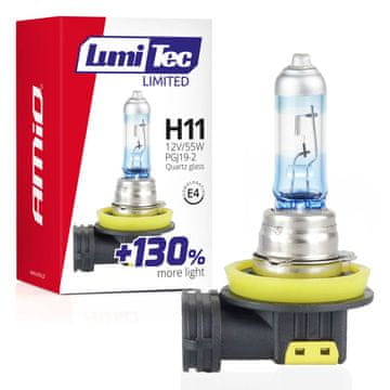 slomart AMiO H11 12V 55W LumiTec +130% žarnica
