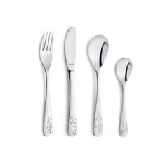 Amefa KOMPLET OTROŠKEGA JEDILNEGA PRIBORA GOZDNI PRIJATELJI 4 KOSI