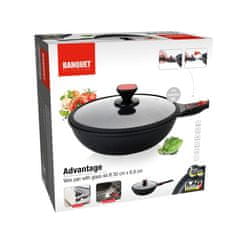 Ponev BANQUET WOK z neprijemljivo površino ADVANTAGE 30 x 9,5 cm