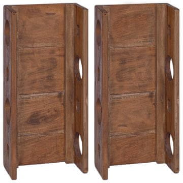 Vidaxl Stojalo Rjava 24 x 13 x 54 cm Masivni mahagonijev les