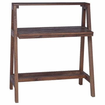 Vidaxl Miza Rjava 90 x 50 x 103 cm Trdna obnovljena les