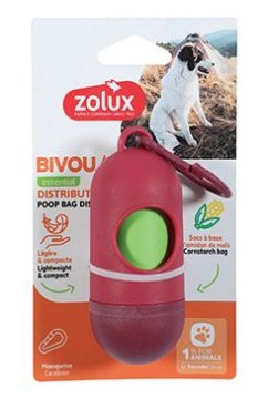 Pladenj za odstranjevanje vrečk za iztrebke BIVOUAK red Zolux