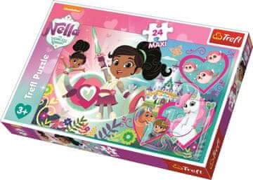 Trefl Puzzle Nella, princesa vitezov MAXI 24 kosov