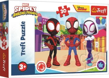 Trefl Puzzle Spidey in njegovi neverjetni prijatelji 30 kosov