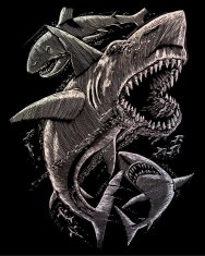 Royal & Langnickel Holografska slika za praskanje Shark
