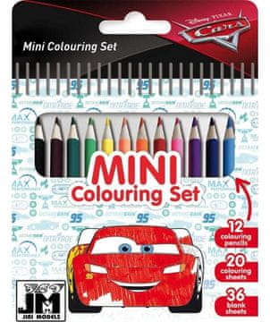 Jiri Models Mini beležnica s svinčniki Avtomobili